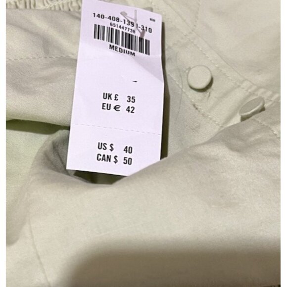 NWT ~ Abercrombie & Fitch Cropped Sleeveless Top ~ Medium ~ Green - Picture 6 of 6